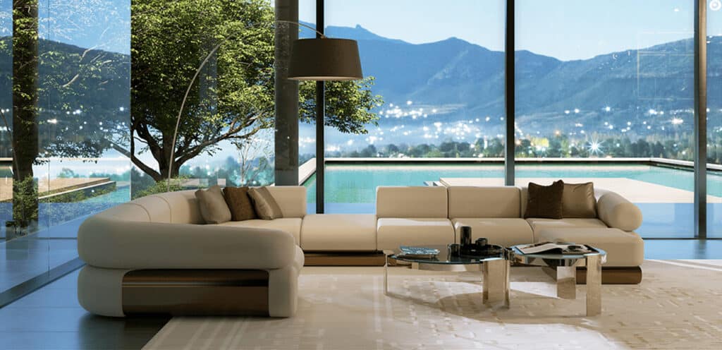 Curved Sofa
