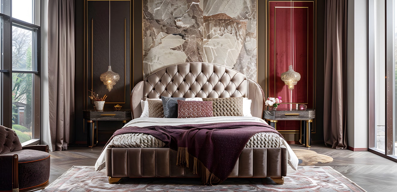 Regal Capitonne Bed